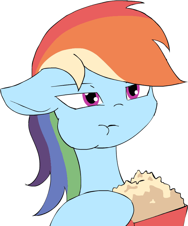 Rainbow Dash Twilight Sparkle Applejack Mammal Nose - Rainbow Dash Popcorn Gif (900x900)