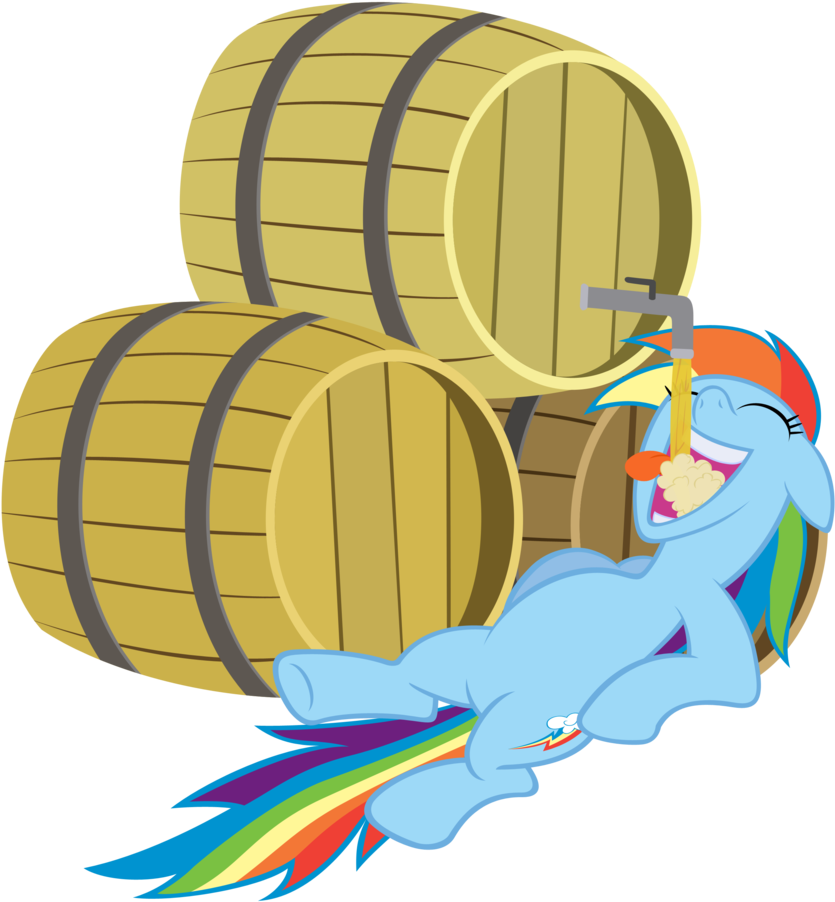 Rainbow Dash And Her Cider Addiction S2e Rainbow Dash - Rainbow Dash Apple Cider (863x925)