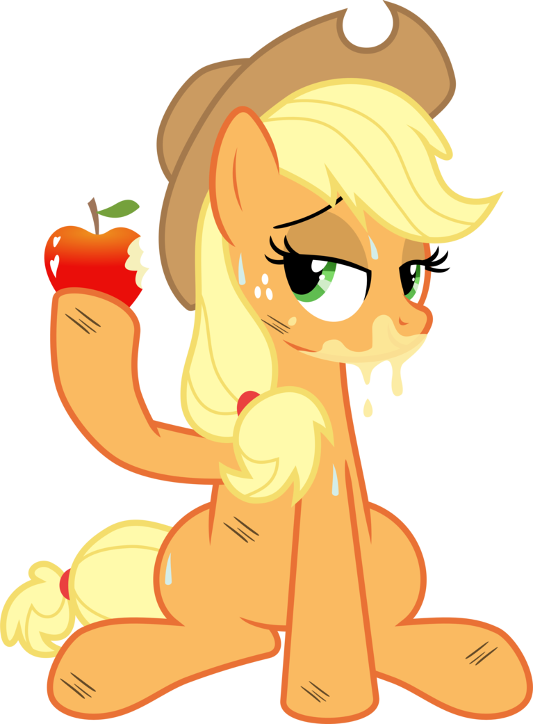 Applejack Applejuicing By Jeatz Axl On Deviantart - Mlp Applejack Sexy Vector (767x1041)