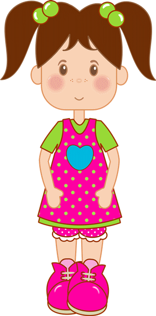 Sementinha Missionária - Bonequinhas - Dibujos De Muñequitas (321x650)