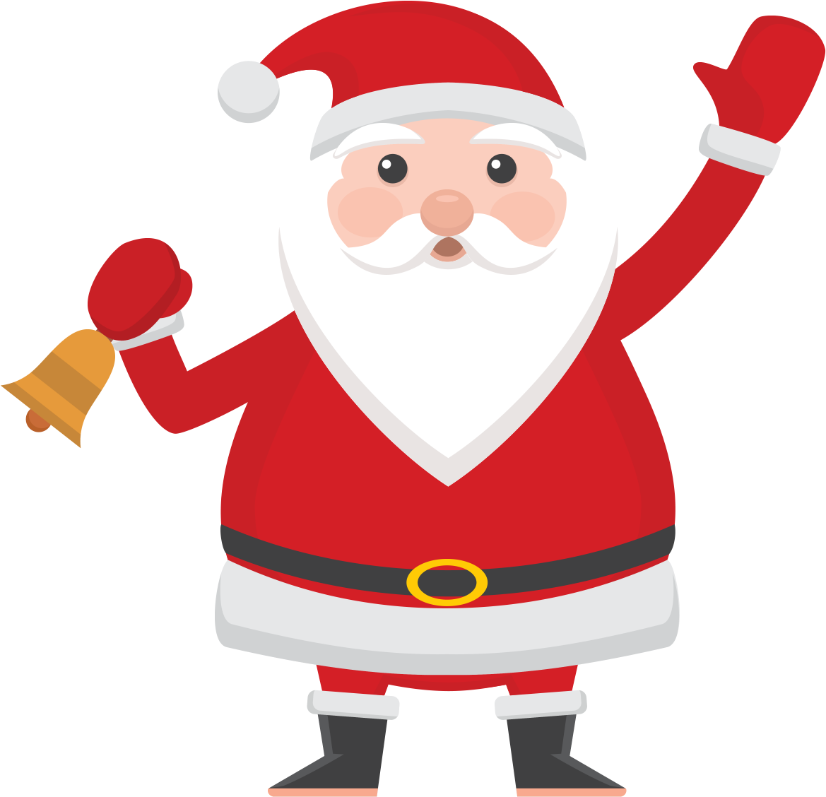 Santa Claus Transparent Photo Image - 2018 احلى مع دينا (1388x1443)