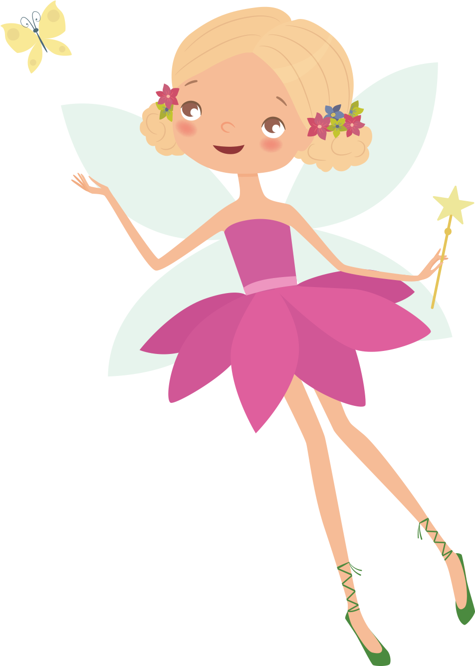 Fairy Tale Cartoon - Fairies Cartoon Transparent (1001x1333)