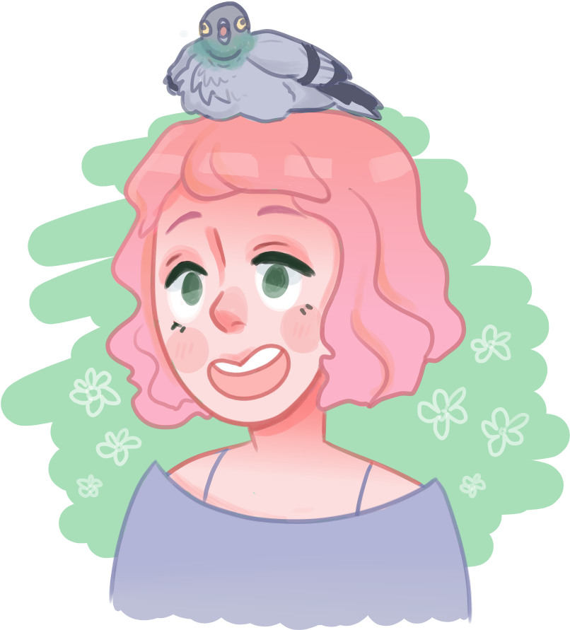 Meet Youtube's Resident Bird Nerd - Pigeon Drawing (1000x1000)