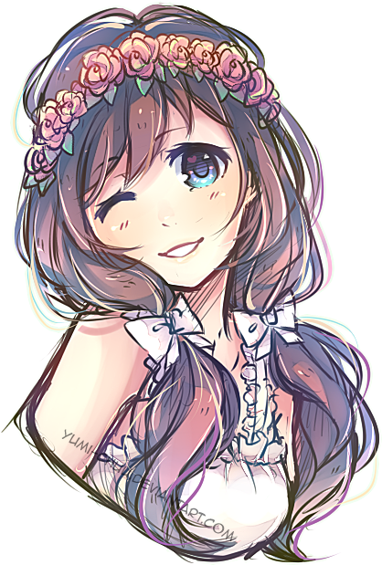 Sketch Chibi Commission 2/2 For Dimensiontg Genderbend - Картинки Аниме На Аву (438x641)