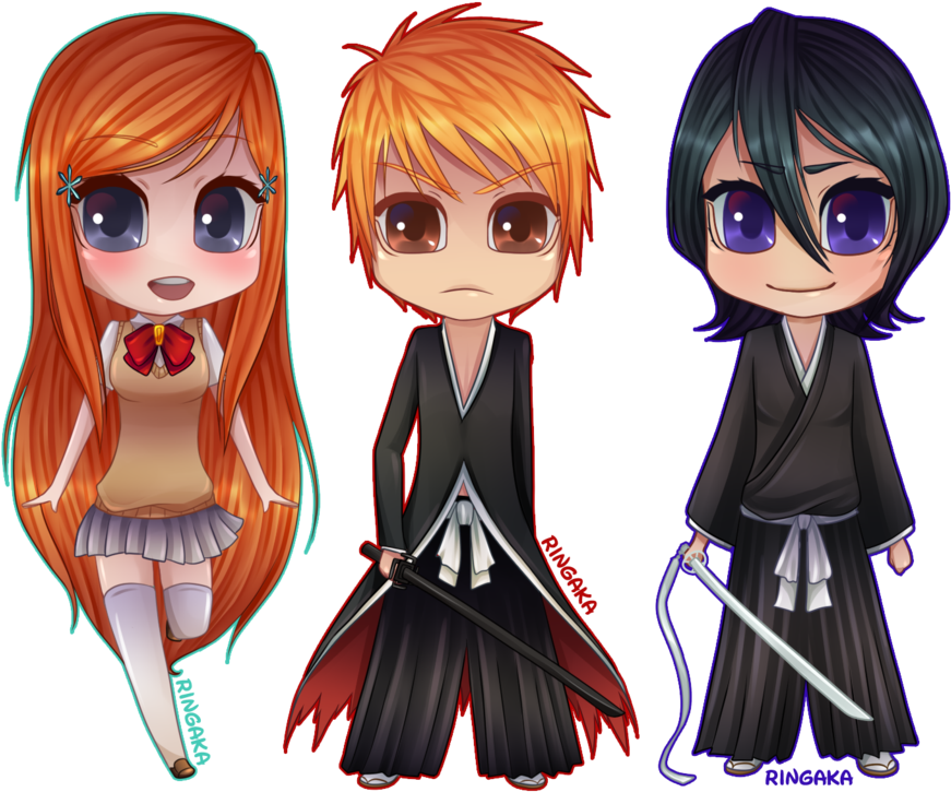 Bleach Chibi Set [1/2] By Ringamon - Anime (900x768)