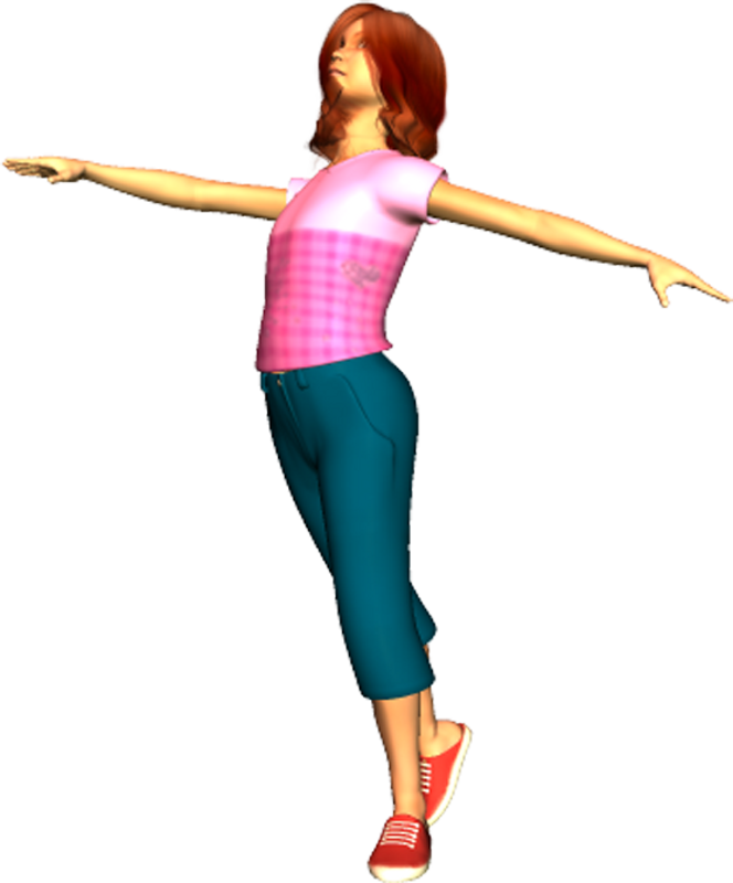 Katie Dancing Dreams Poser Png Clipart By Clipartcotttage - Clip Art (664x800)