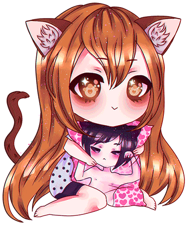 Animated Chibi Commission 2 By Remuchii Gif By Remuchii - Cartoon (400x455)