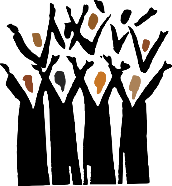 Clip Arts Related To - Gospel Choir Png (552x599)