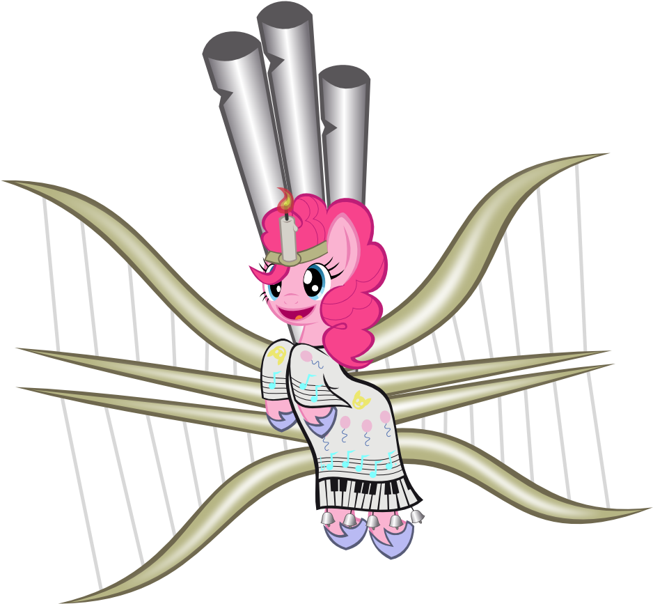 Greywander87, Bell, Candle, Clothes, Harp, Music Notes, - Illustration (1000x1000)