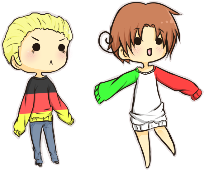 Gerita Flag Jumperrrrrrsss By Inintendo On Deviantart - Drawing (741x587)
