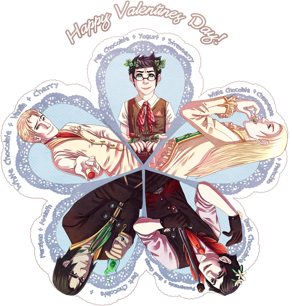 Happy Valentines Day 2015 By Yuki-almasy - Valentine's Day (1024x1063)