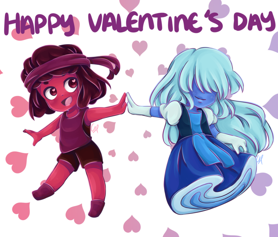 Happy Valentine's Day 2016 By Cairolingh - Cartoon (969x825)