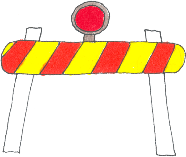 Barriers Clipart - Barrier Clipart (600x506)