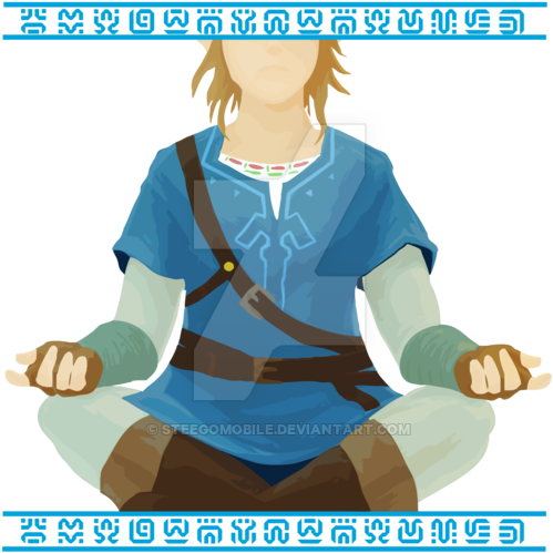 Link's Meditation By Steegomobile - Unisex (600x563)