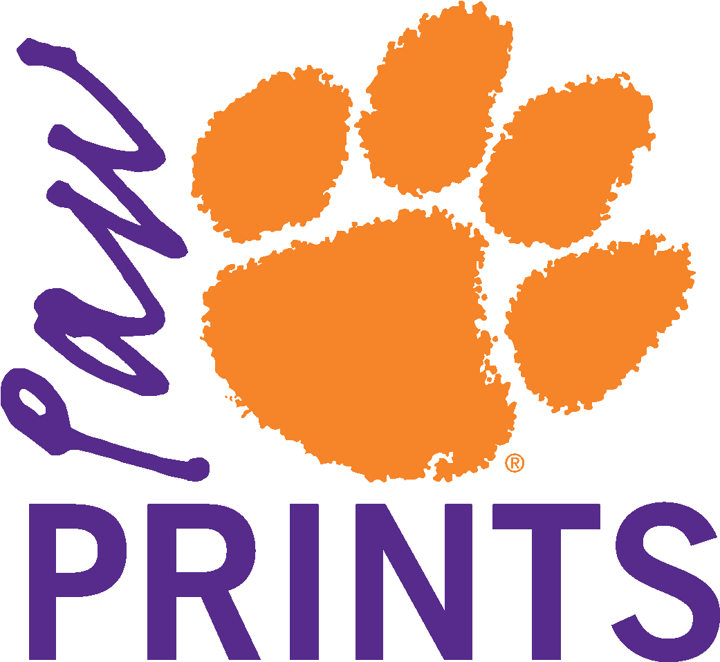 Tiger Paw Print Stencil - Millbrook High School Logo (1100x1015)