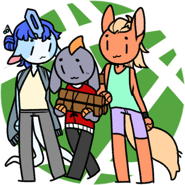 Lumber Jack Job - Cartoon (600x600)