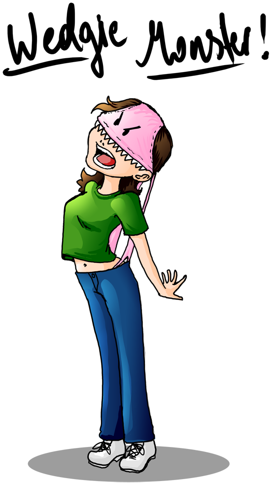 Wedgie Monster By Izabeth - Wedgie Monster (600x1002)