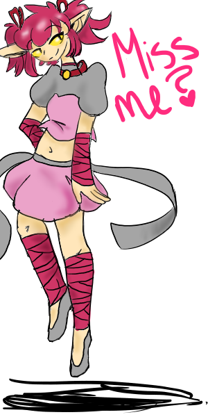 Hot Alien Girl By Mewpendant - Cartoon (300x600)