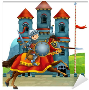 The Cartoon Medieval Illustration For The Children - Masal Alemi Çocuk Gezegeni (400x400)