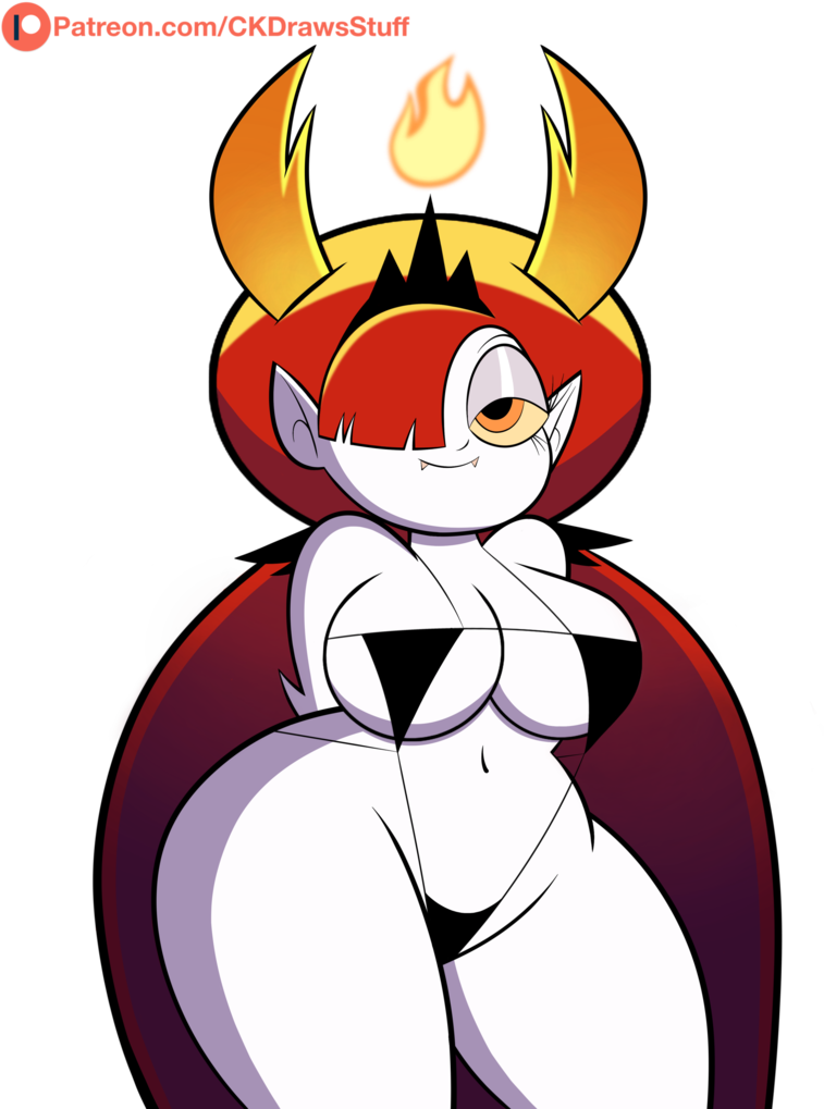 Sexy Thicc Hekapoo By Ck Draws Stuff - Sexy Star Vs The Forces Of Evil (785x1019)