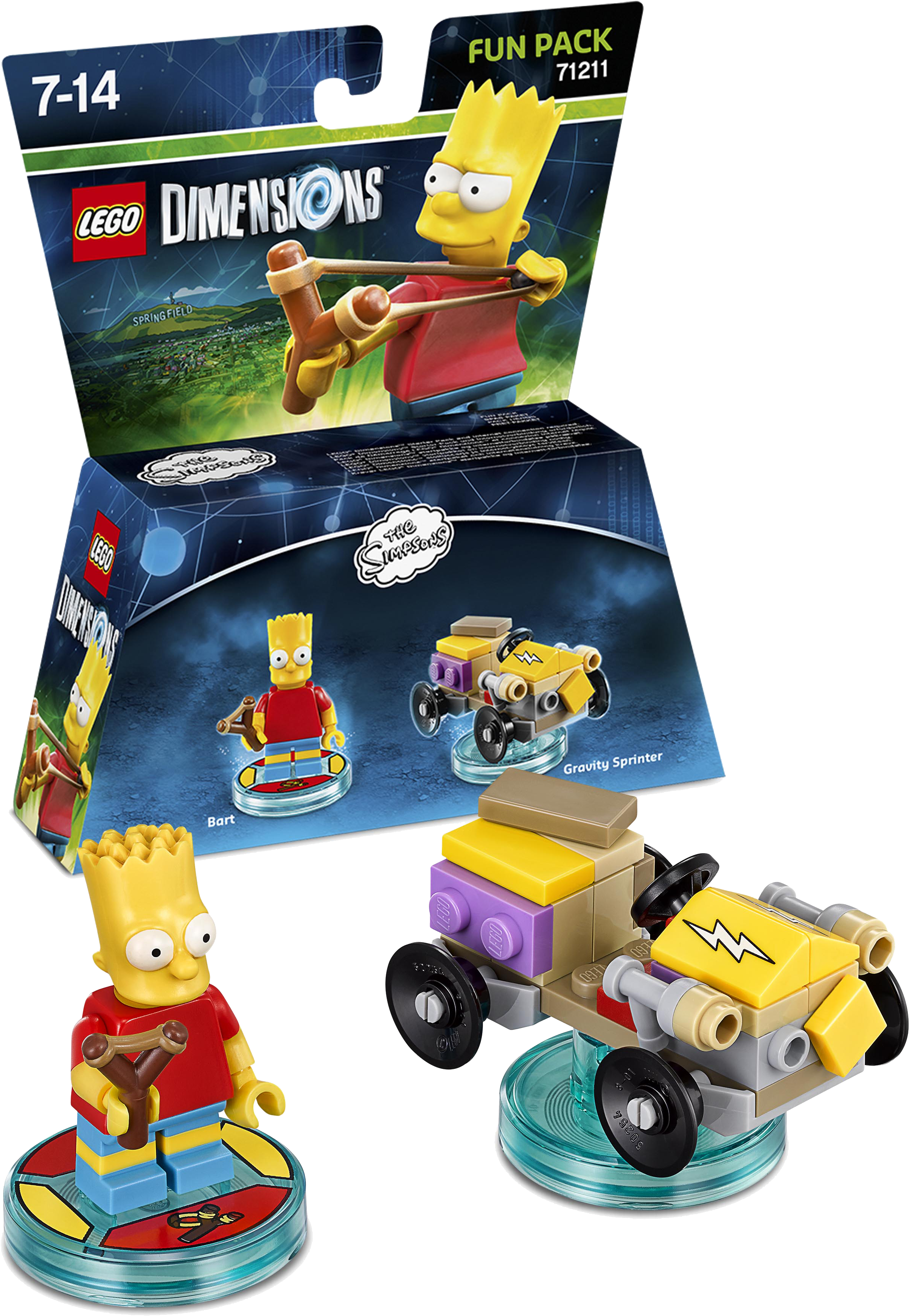 Alors Que Le Cinéma Sempare Dorénavant Du Phénomène - Lego Dimensions Fun Pack: The Simpsons Bart (4500x4500)