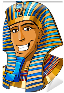 Egyptian Pharaoh Cartoon Illustration Wall Mural • - Egyptian Pharaoh (400x400)