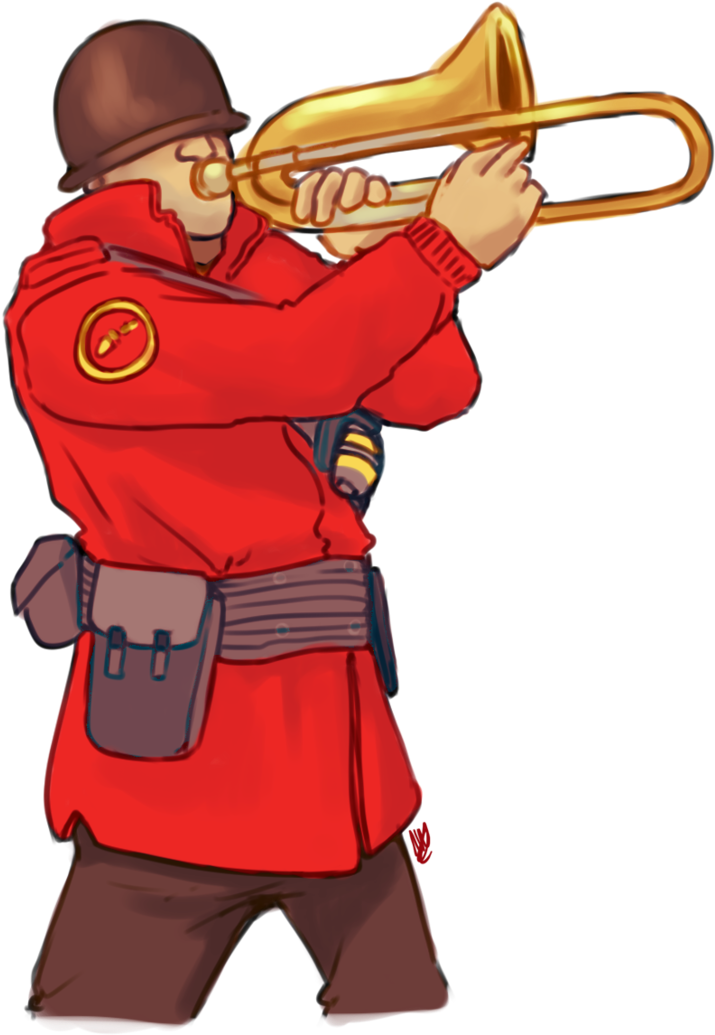 Soldier By Ninkenaujoks - Cartoon (751x1063)