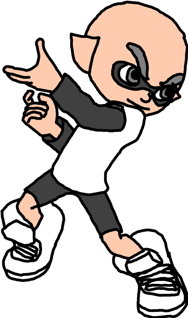 Inkling Base Ms Paint Friendly 2 By Hey Its Parappa - Inkling Base Ms Paint Friendly 2 By Hey Its Parappa (661x1210)