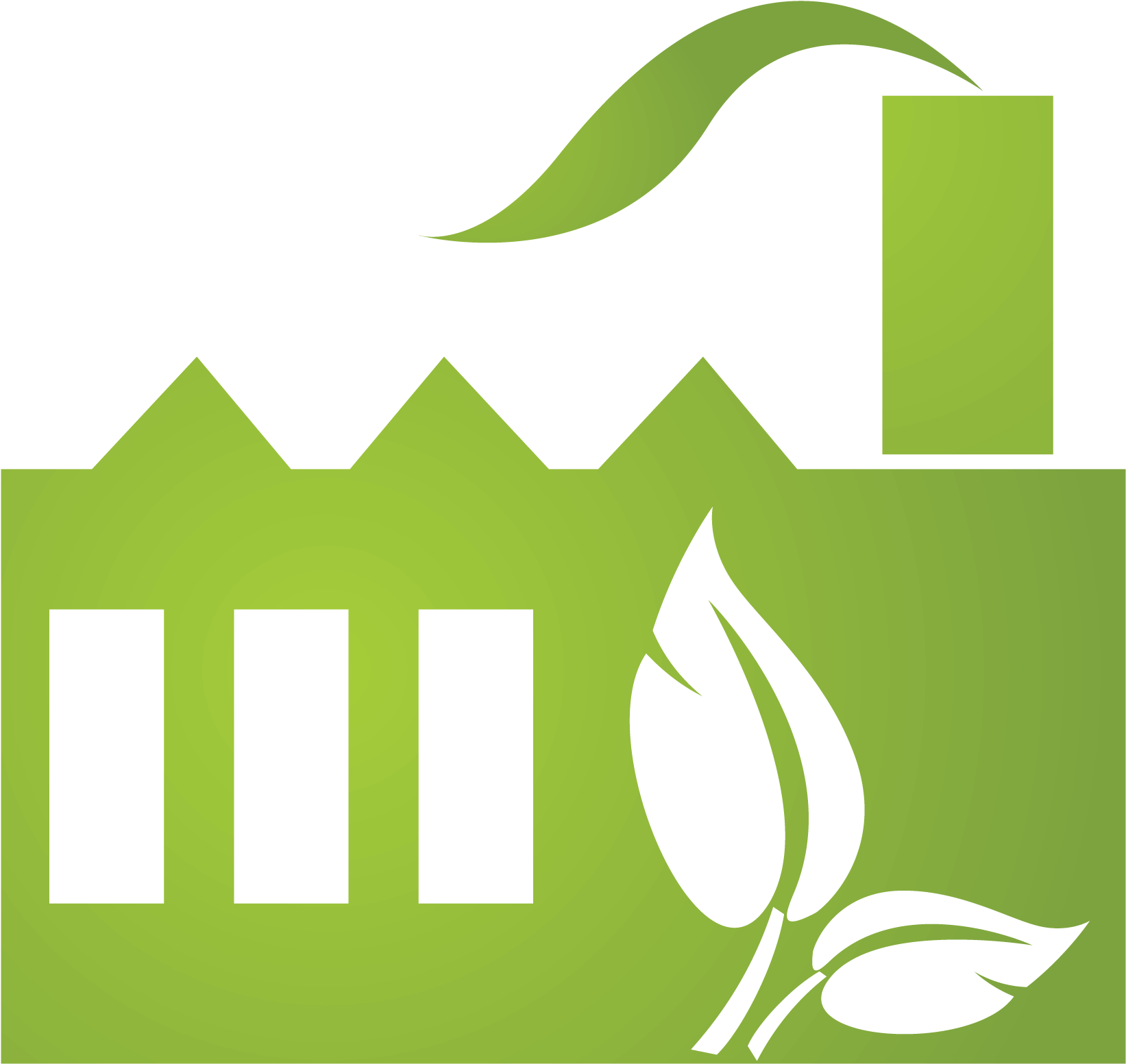 Factory Computer Icons Environmentally Friendly Clip - Sustainable Manufacturing (1800x1692)