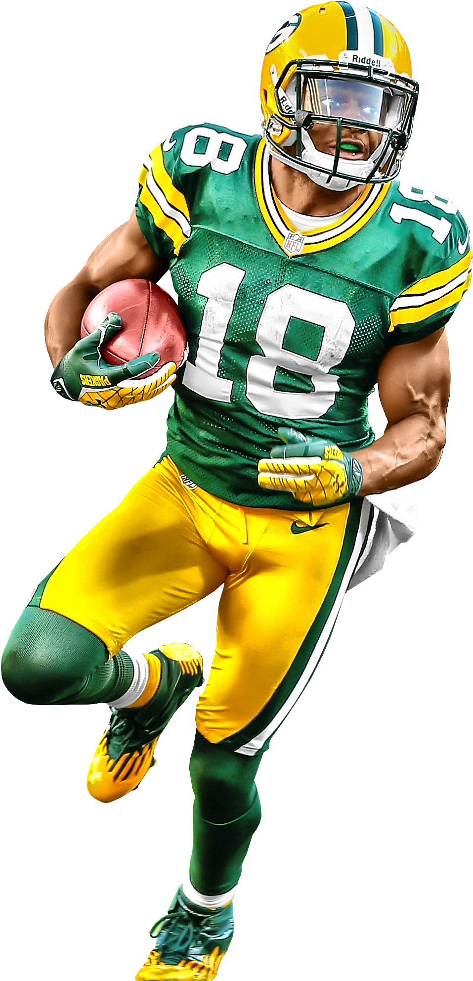 Green Bay Packers Png (1384x2520)