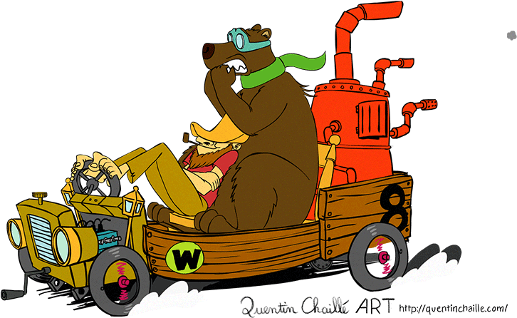 Com/ Experiment Muttley Fred Flintstone Motor Vehicle - Wacky Races Arkansas Chuggabug (853x480)