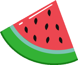 Watermelon - Summer Foods Gif (400x400)