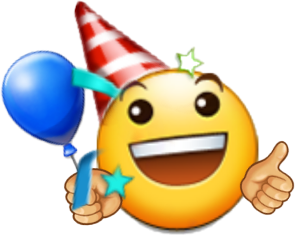 Birthday Emoticon Emoji Smiley Clip Art - Happy Birthday Emoticon Png (1146x912)