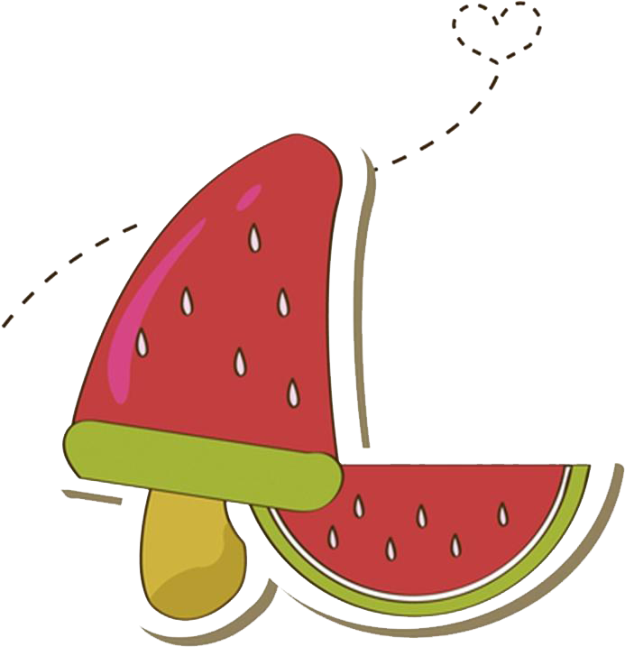 Ice Cream Watermelon Ice Pop - Watermelon (869x889)