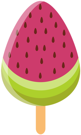 Watermelon Ice Cream On Stick Transparent Png - Scalable Vector Graphics (512x512)