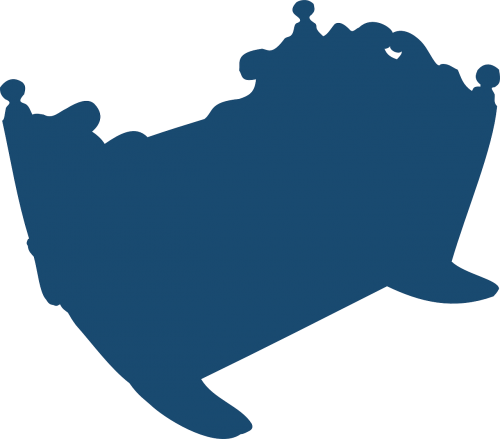 Silhouette Of Crib (500x439)