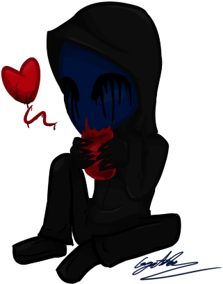 Drawn Eyeless Jack Kidney - Imagenes Sin Fondo De Creepypastas (486x478)