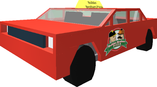 Pizza Taxi - Roblox Pizza Place Car (525x290)
