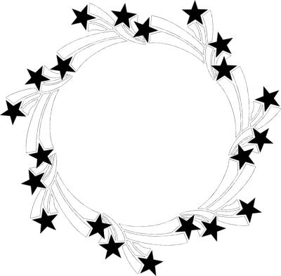 Stars Border Clip Art - Stars In A Circle Vector Free (400x393)