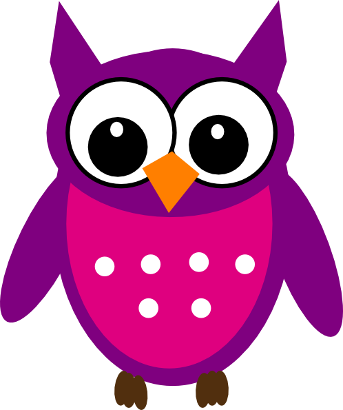 Owl Clip Art - Cartoon Clip Art Owls (498x595)