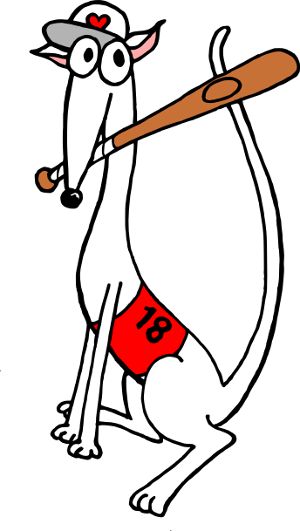 Greyhound Baseball Game - Greyhound Baseball Game (300x531)
