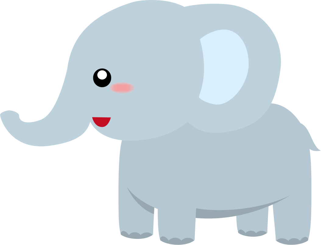 Indian Elephant African Elephant Elephantidae Clip 動物 像 イラスト 1054x804 Png Clipart Download