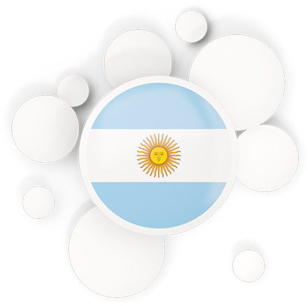 Illustration Of Flag Of Argentina - Circle (640x480)