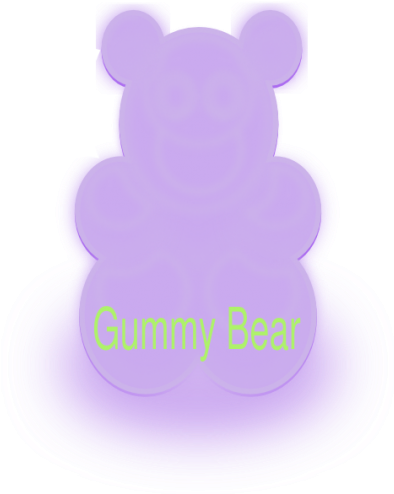 Gummy Bear4 Clip Art At Clker Com Vector Clip Art Online - Teddy Bear (400x505)
