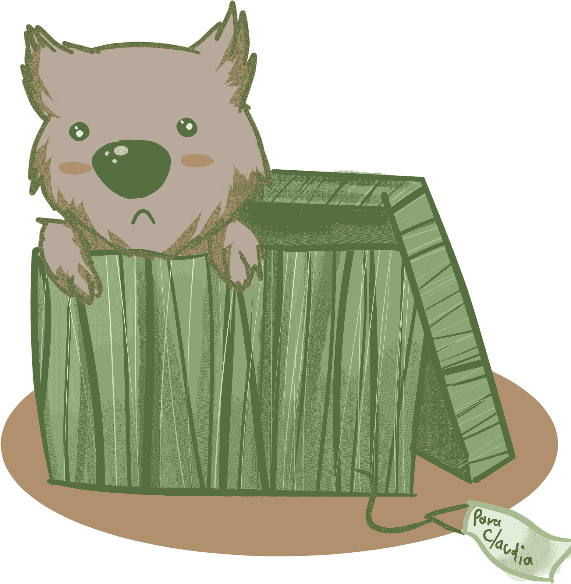 Wombat By Potatotter - Animated Wombat Gif (1900x2200)
