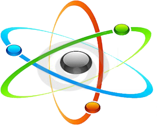I Electric Logo - Atom Symbol (562x460)