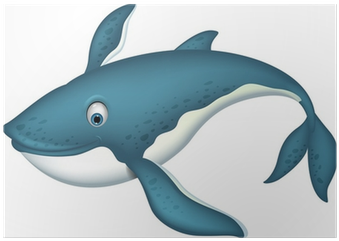 Blue Whale Cartoon (400x400)