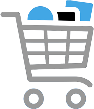 Profitably Clear All Merchandise - Ecommerce Shopping Cart Icon (375x390)