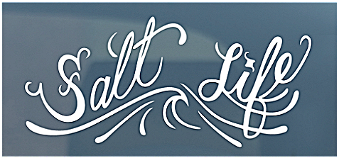 Show Off Your Salt Life Attitude With This Decal Made - Anchor Salt Life (490x490)