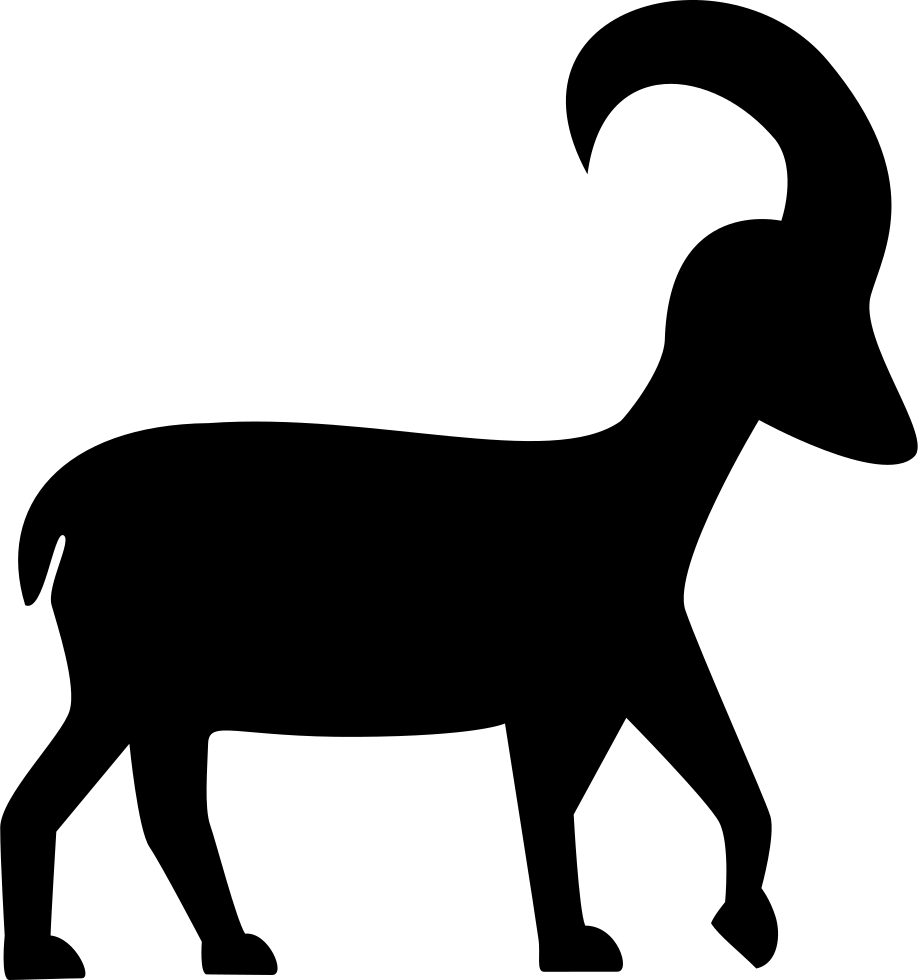 Capricorn Png - Goat Icon (918x980)